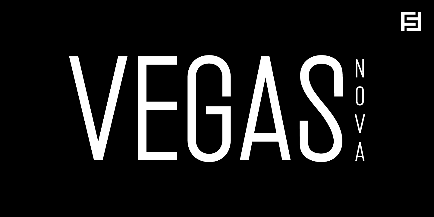 Пример шрифта Vegas Nova #1